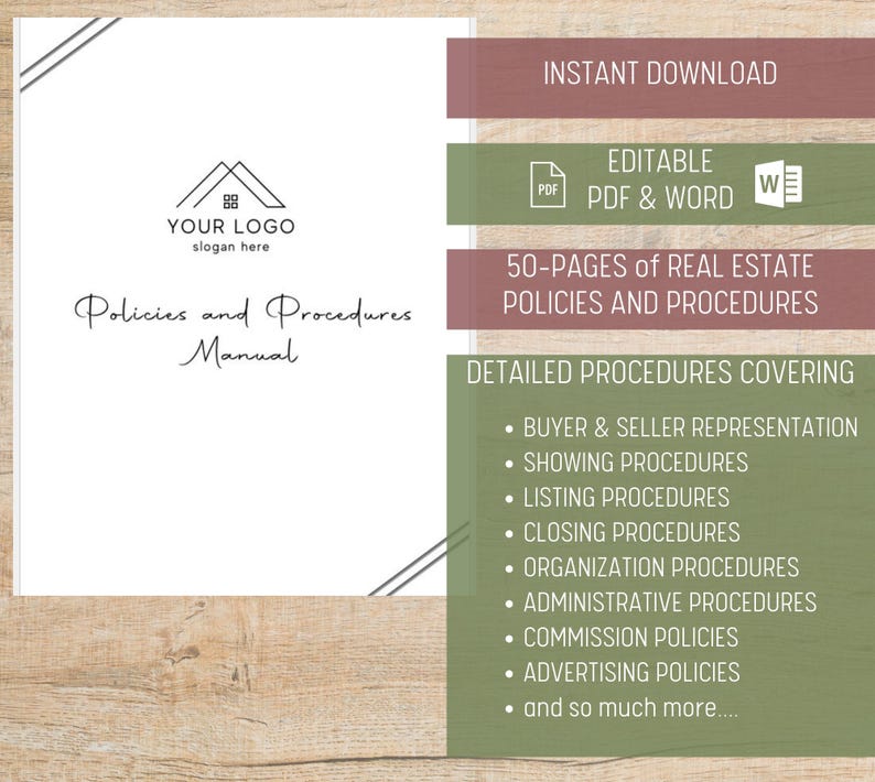 Custom Listing - Policies and Procedures + Independent Contractor ...