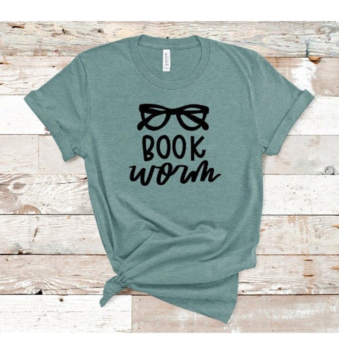 Book Worm Tshirt Book Lover Tee Bella Canvas Book Tshirt | Etsy