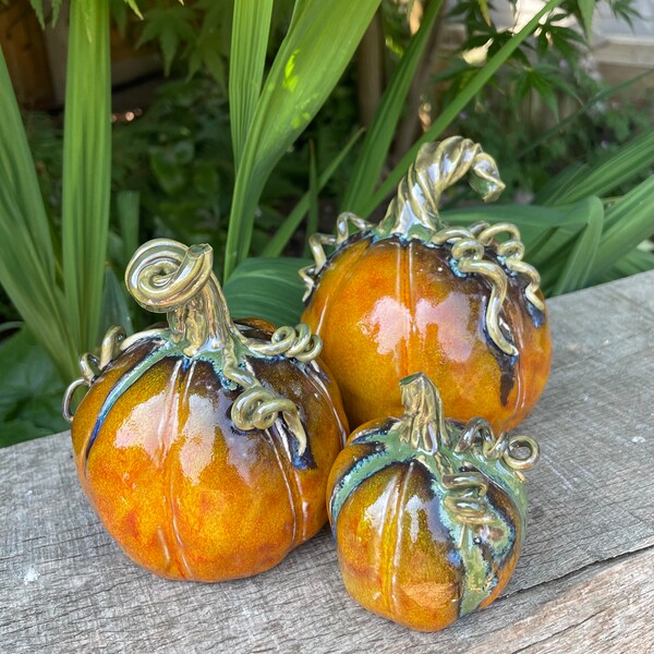 Ceramic Pumpkin Etsy
