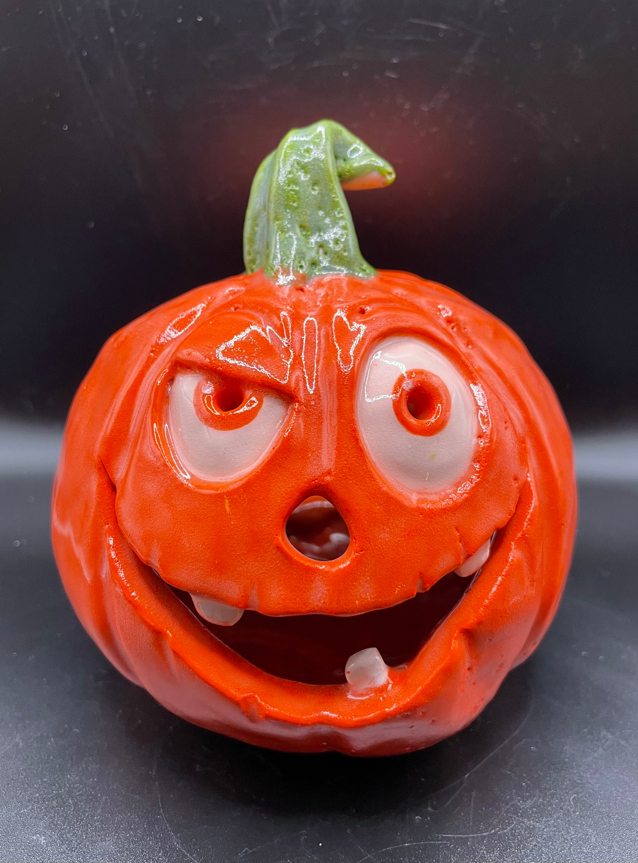 Jack O'lantern Tealight Holder Halloween Lantern Etsy