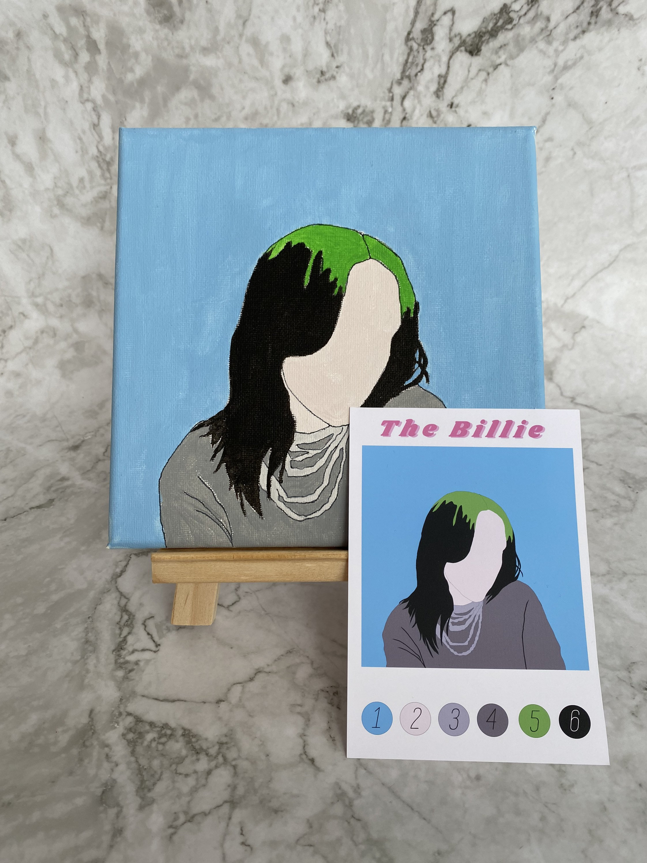 Billie Eilish Paint by Numbers Kit 