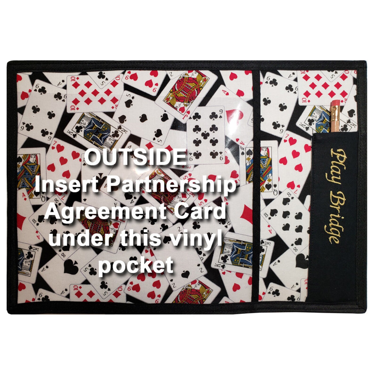 ACBL Convention Scorecard Holder Cards on Black Etsy