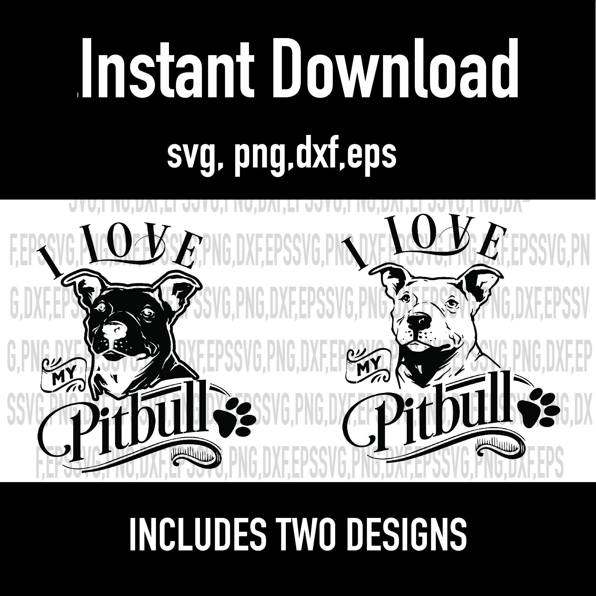 Free Free 224 I Love My Pitbull Svg SVG PNG EPS DXF File