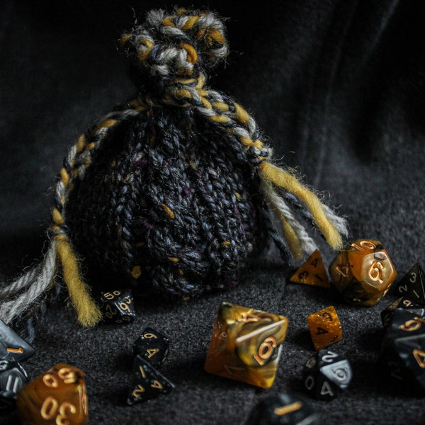 Dwarven Dice Bag Knitting Pattern