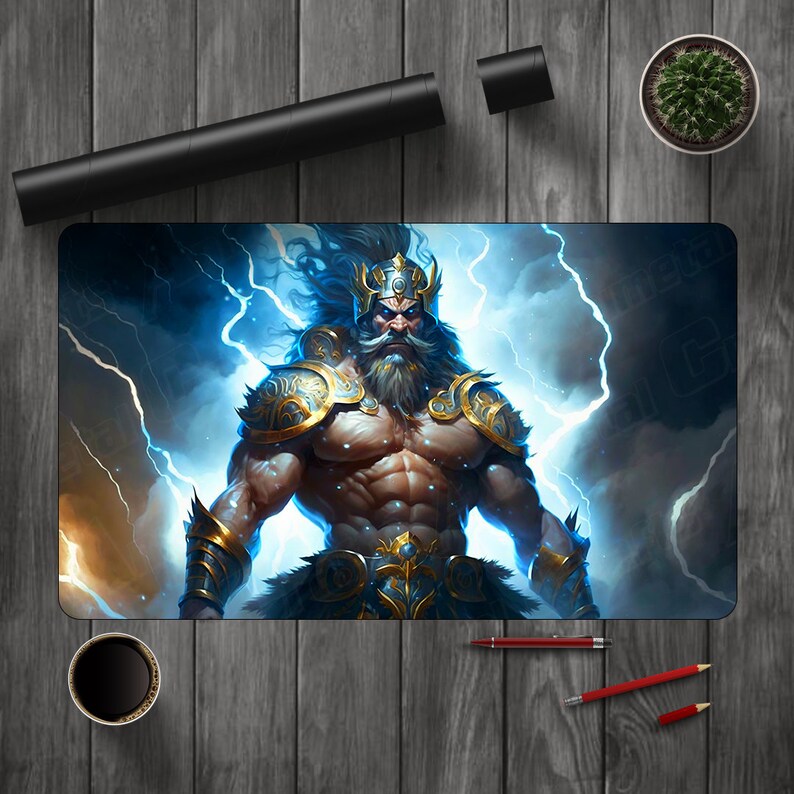 The Greek Gods Playmat/desk Mat/keyboard Mat/oversized Mousepad Etsy