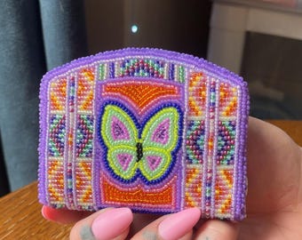 Indigenous Beaded Mini Coin Purse
