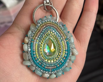 Indigenous Beaded Bag Charm