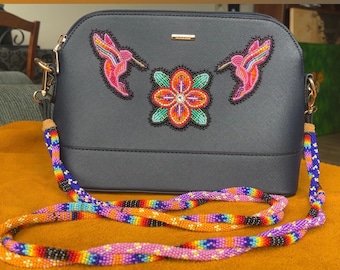 Indigenous Beaded Cross Body Purse