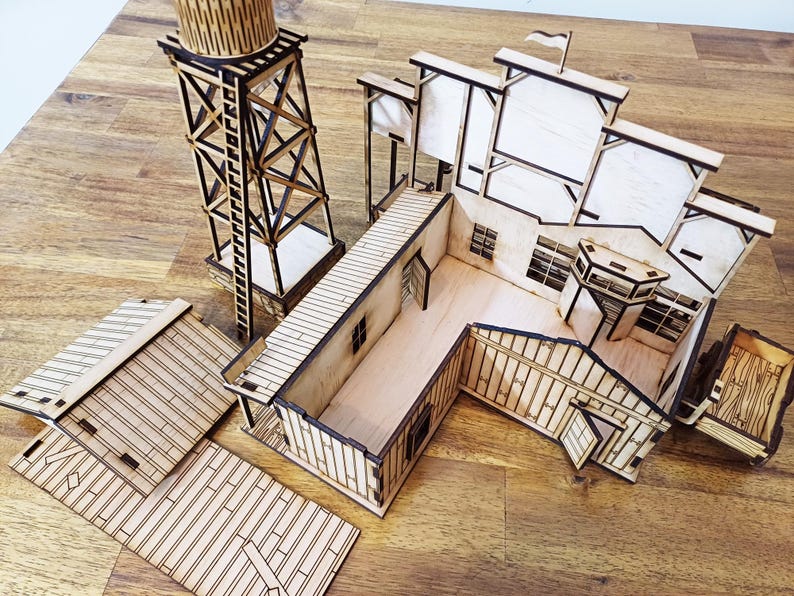 Wild West General Store + Water Tower Laser Cut Files | O Scale ...
