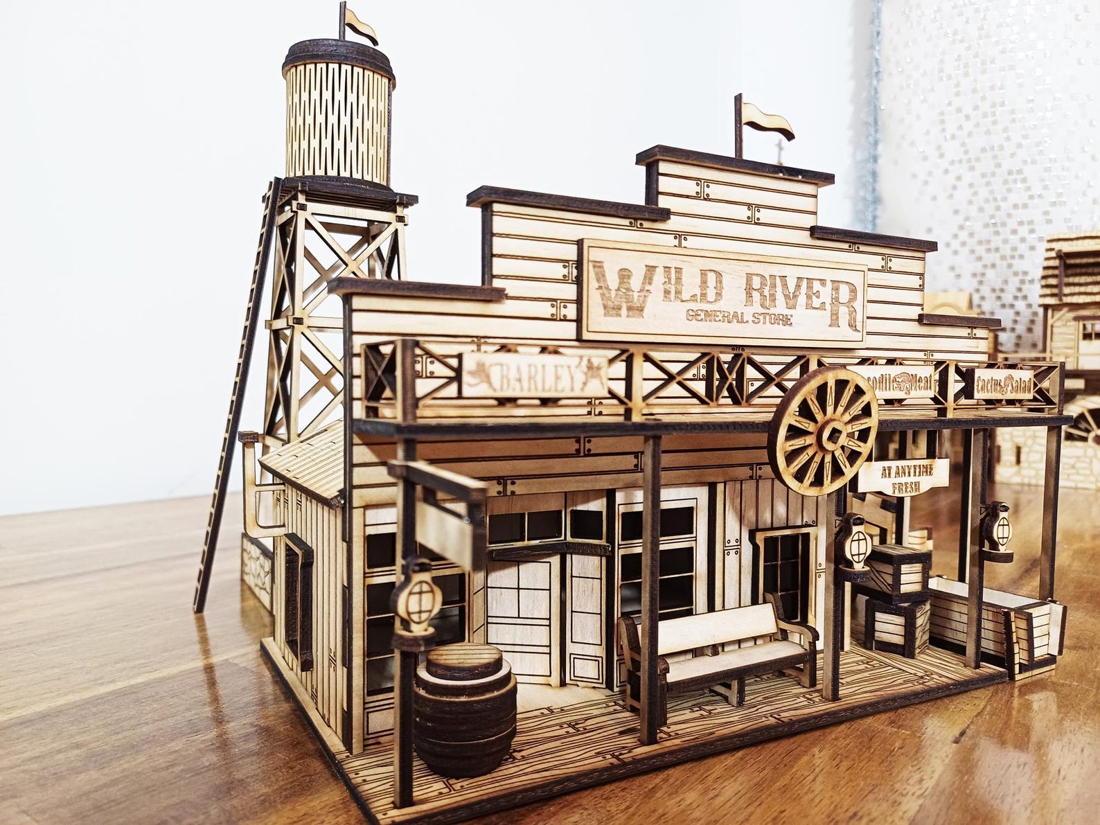 Wild West General Store + Water Tower Laser Cut Files | O Scale ...
