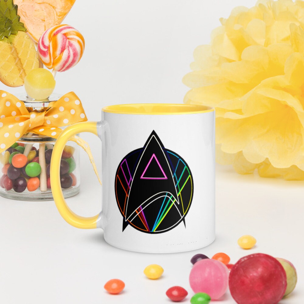 Rosa Dreieck Queer Star Trek Tasse mit Farbe innen | Etsy