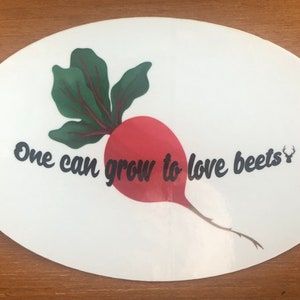 One Can Grow to Love Betteraves Frederick Chilton Autocollant