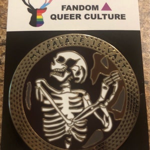 The Norman Chapel Skeleton Hannibal Mind Palace Hard Enamel Pin