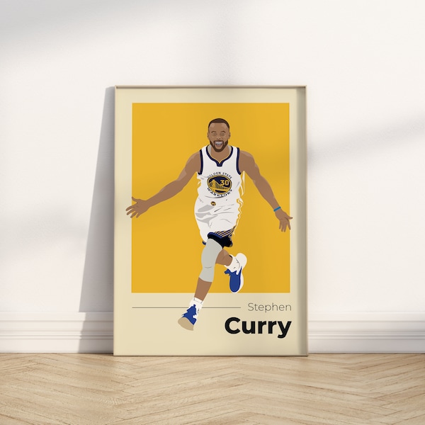 Stephen Curry - poster basketball- NBA - décoration Basketball- Stephen Curry MVP Finals 2022