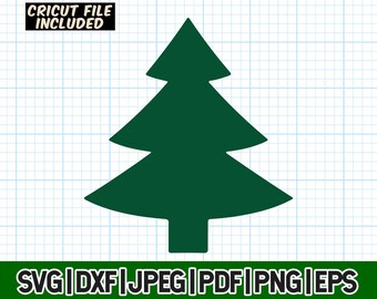 Pine Tree SVG,Christmas Tree Svg, Christmas Svg, Christmas Tree Svg, Christmas Clipart, Christmas Tree Png