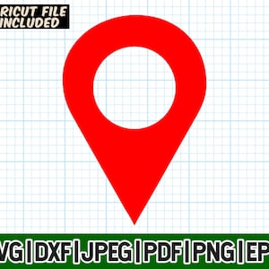 Current Location Svg, Location Sign silhouette svg, Location Sign outline svg , Location icon svg, Pin SVG,Map Point Marker svg