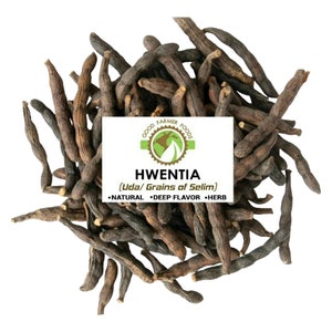 Hwentia, Grains of Selim, Uda, Xylopia Aethiopica, Diarr African herb and Spice From Ghana
