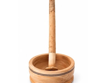 Ghana Fufu Mortar and Pestle Set Mini Mortar and Pestle Set for Making Authentic Ghana Fufu Pounding for Ghana Fufu