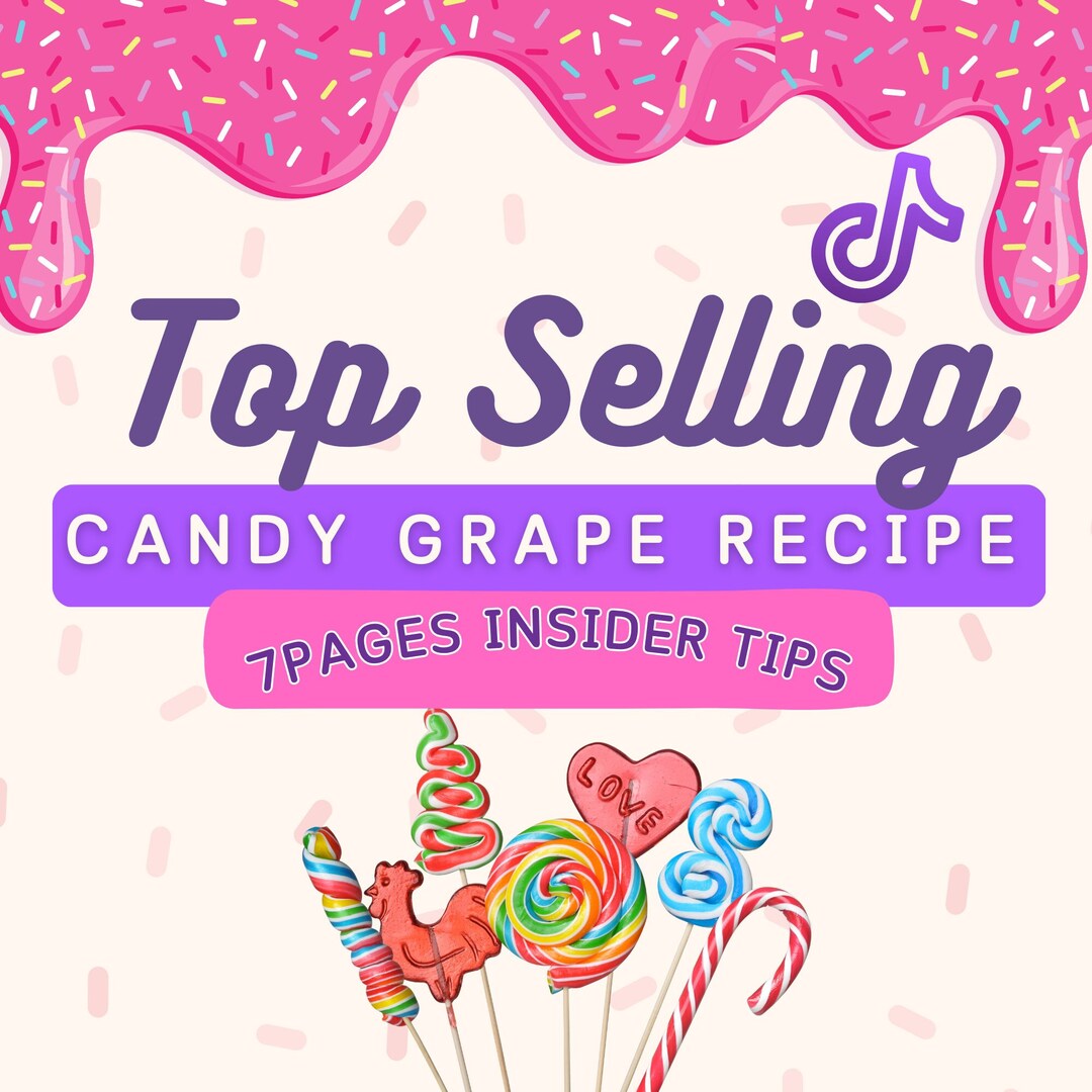Candy Grape Recipe, How to Make Candy Grapes, Sweetie Grapes Candy