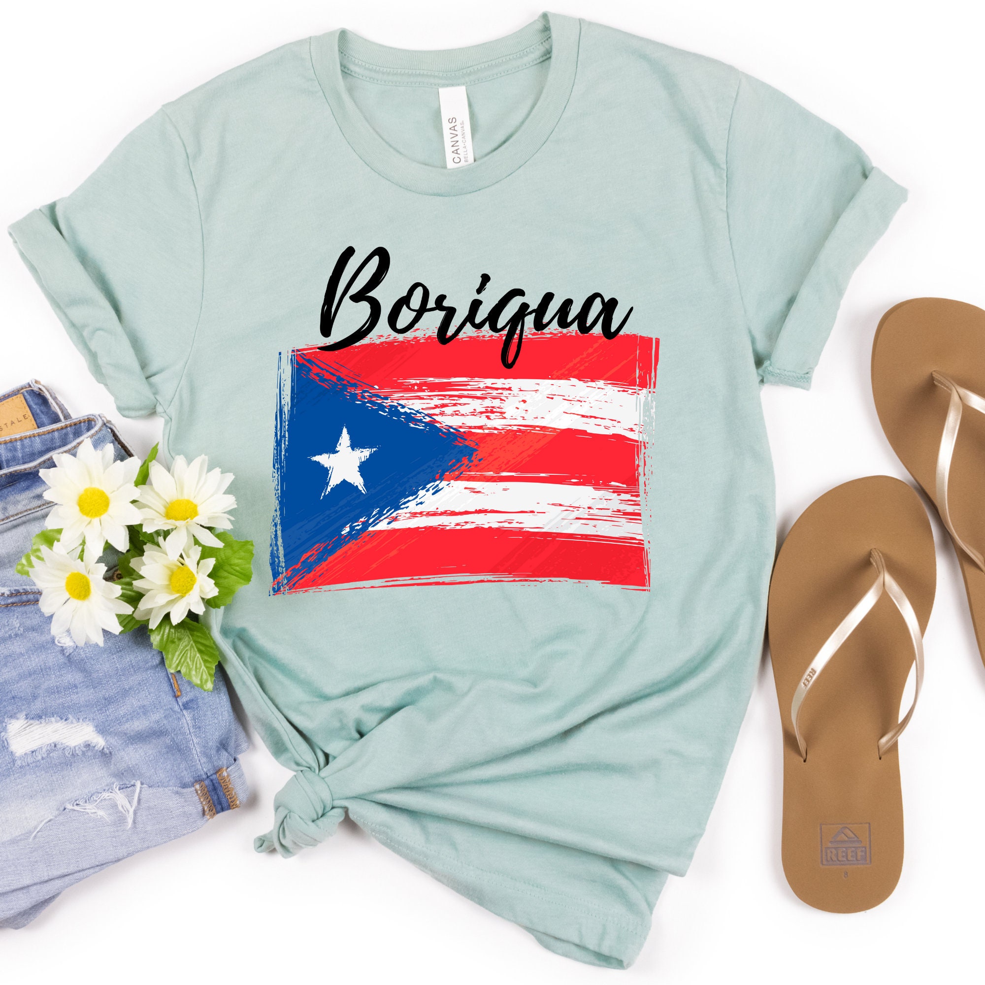 Boriqua Shirts. Puerto Rican Flag. Puerto Rico Parade. Shirts for Women and  Men. Latina Shirts. Hispanic Graphic Tee. Isla De Encanta Shirt - Etsy
