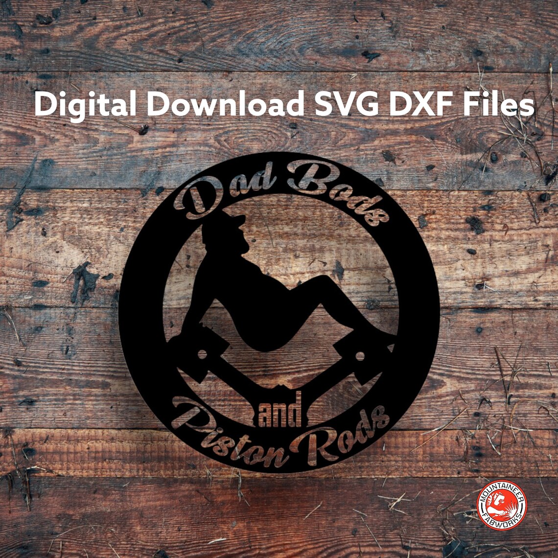 Dad Bods and Piston Rods SVG, DXF File Etsy