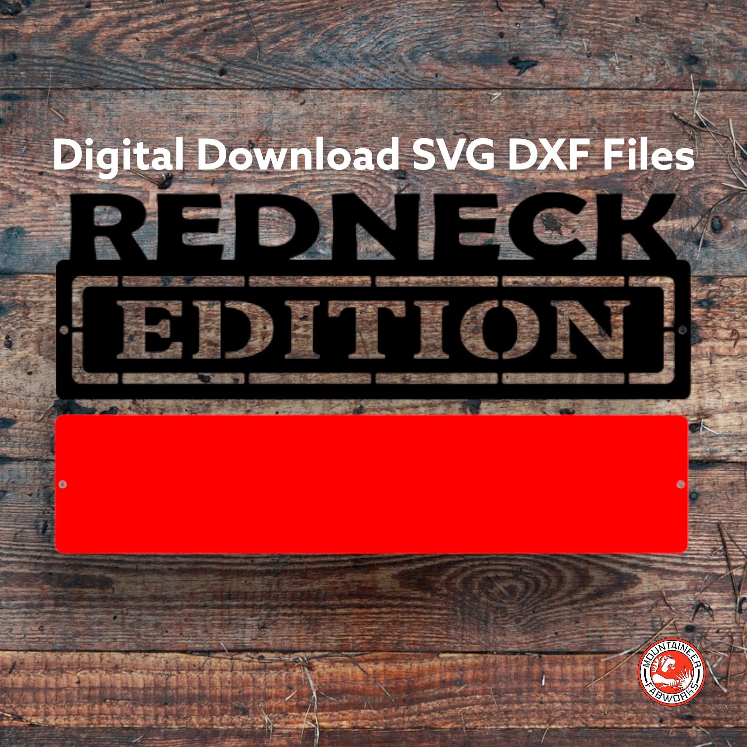 Redneck Edition /SVG DXF / Digital Download/ Man Cave/ Garage - Etsy
