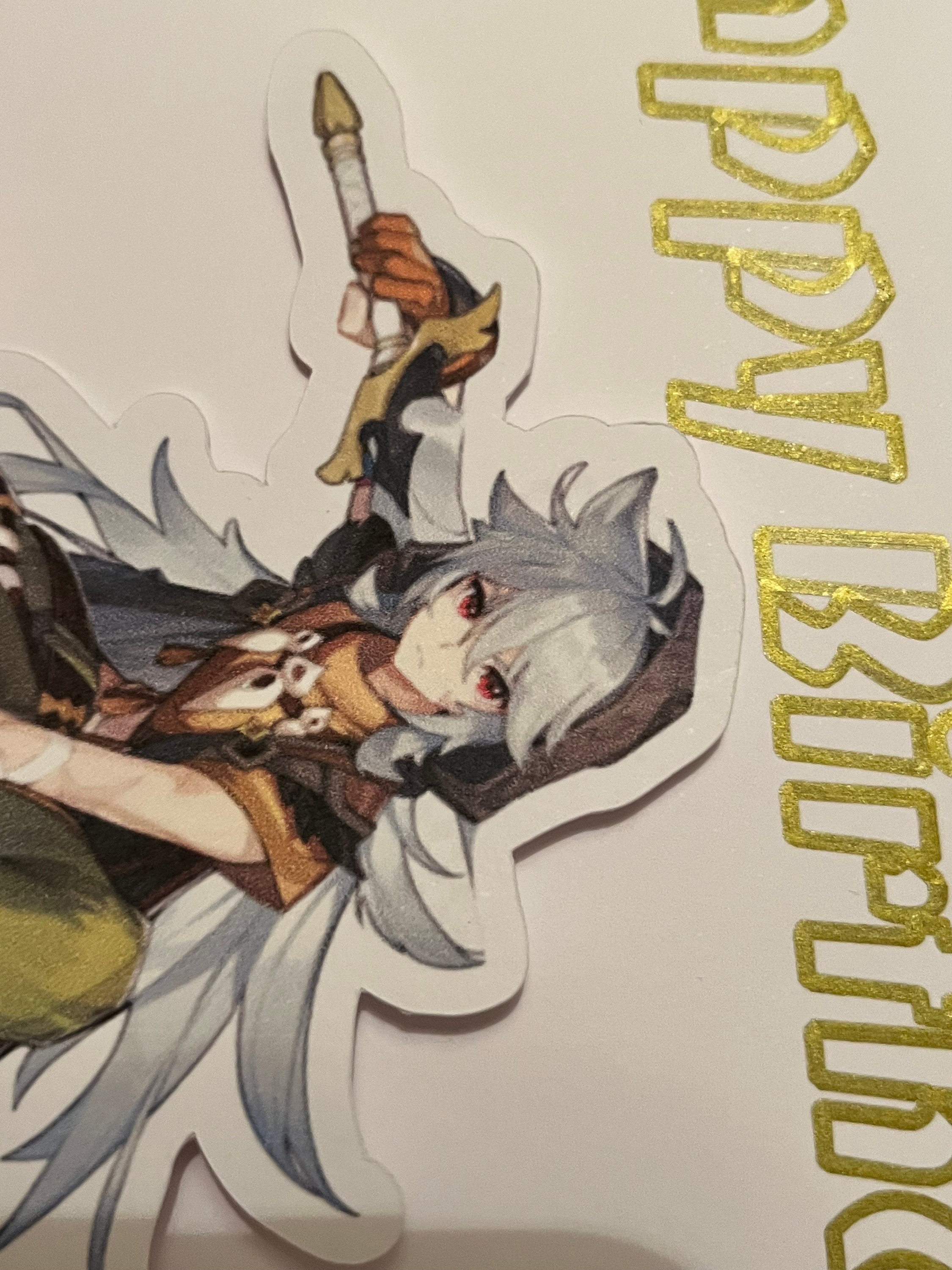Personalised Anime Razor Birthday Card, Happy Birthday Card for Niece ...