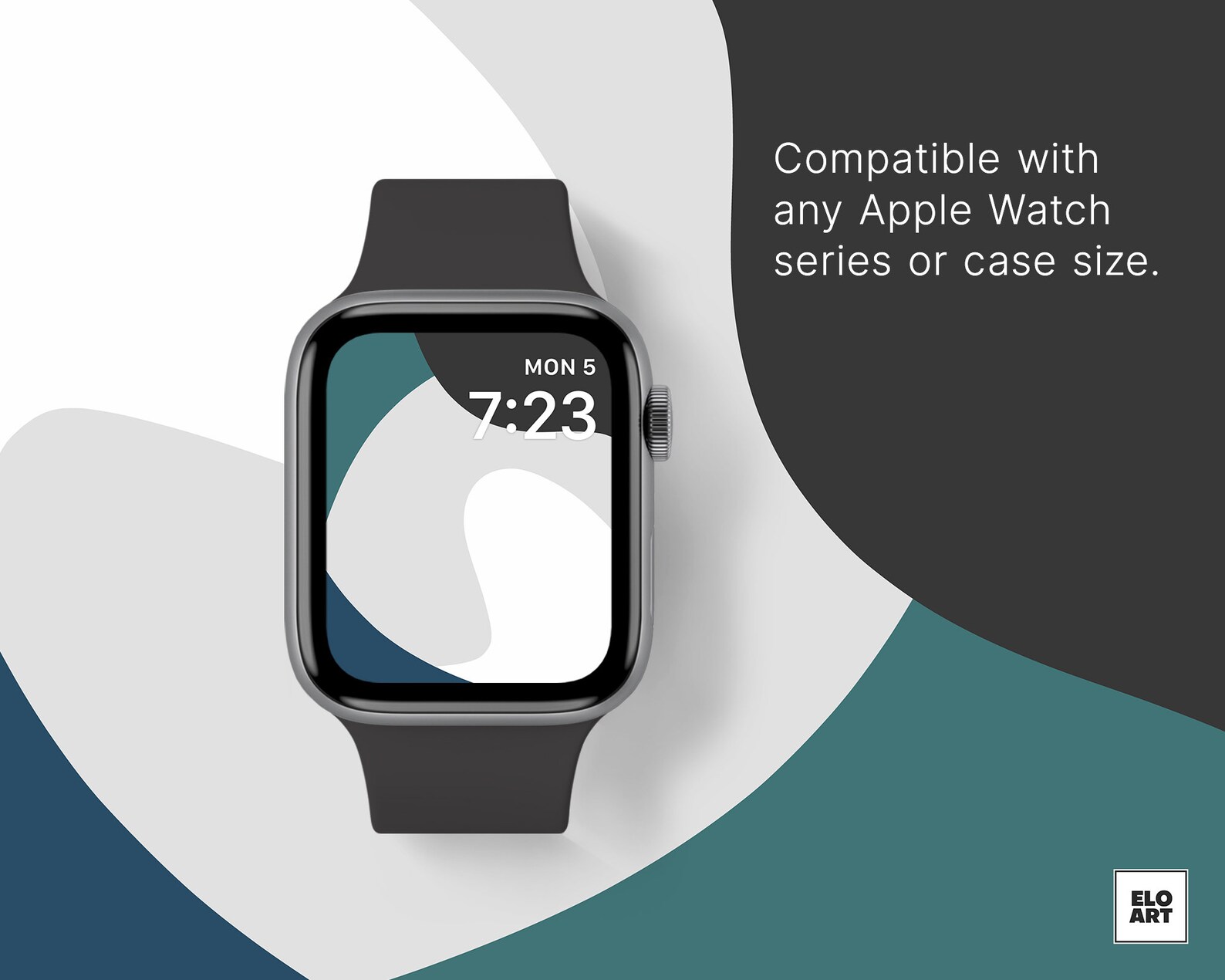 Abstract Apple Watch and iPhone Wallpaper in Minimalist Etsy