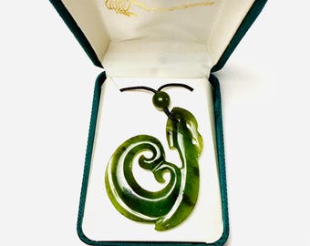 Manaia Pounamu Greenstone New Zealand Jade Pendant Necklace