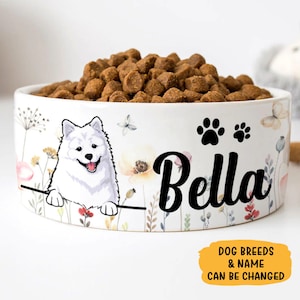 Girl dog bowl cheap