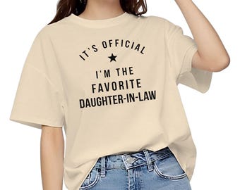 Shirt schoondochter, cadeau schoondochter, verjaardagscadeau voor schoondochter, grappig cadeau schoondochter