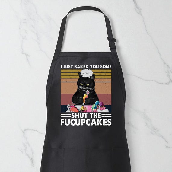 Tablier Personnalisé Tablier Cuisine Homme Noir 'Le Chef' - Cadeau Fête Des Pères/Noël Grembiule Festa Del Papà Personalizzato