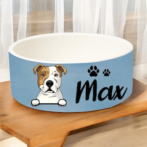 Custom Dog Bowls with Name & Breeds Design, Personalized Cat Bowl, New Cat Gift, Cat Food Bowl, Cat Water Bowl, Cat Bowl, Dog Lovers Gifts