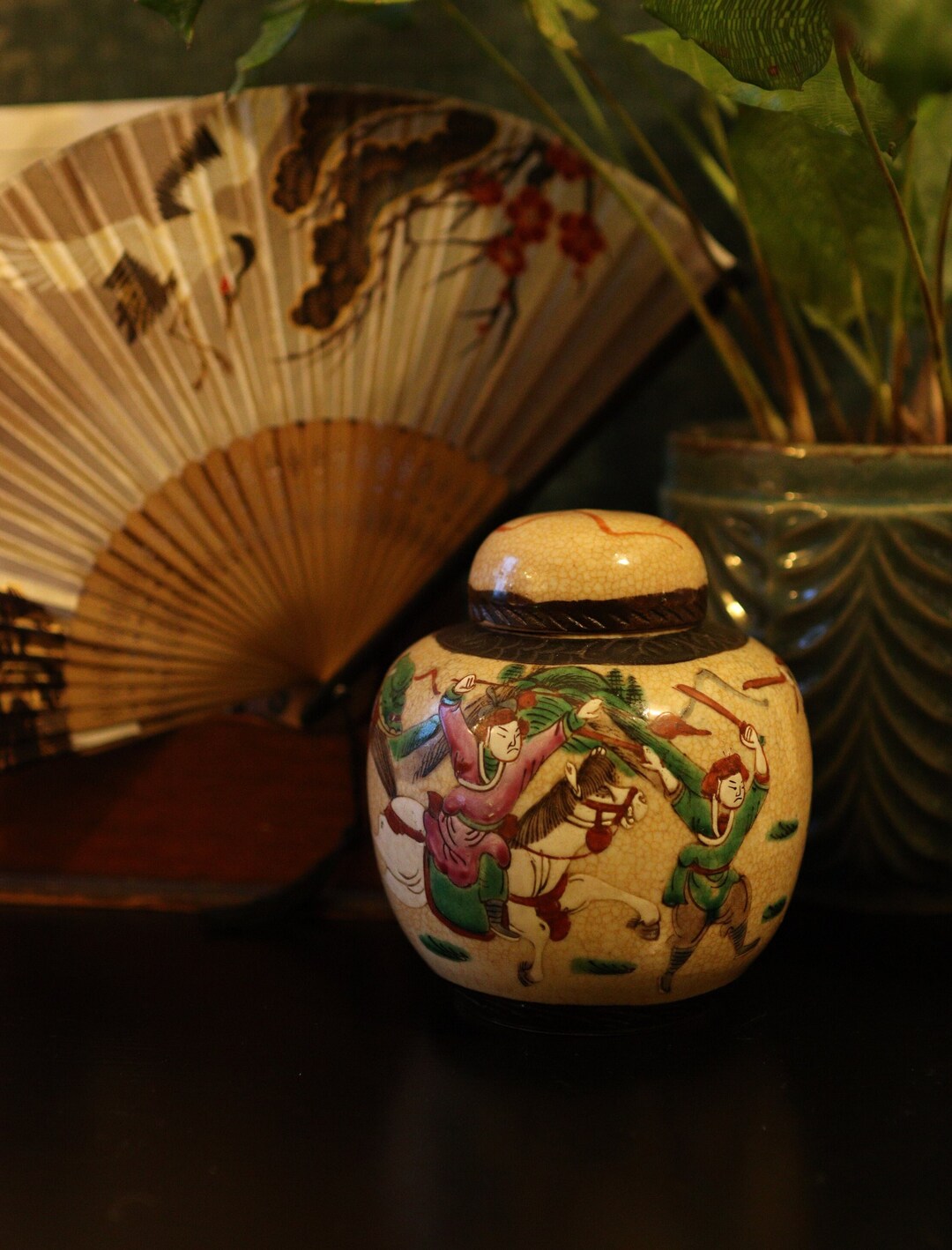 Japanese Satsuma Ginger Jar | Satsuma Vase | Oriental Jar | Interior ...