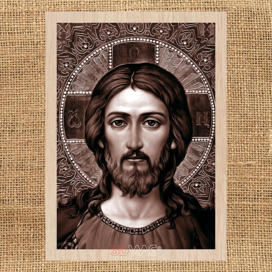 Jesus Laser File Laser Ready Files 3d Illusion File Digital Download