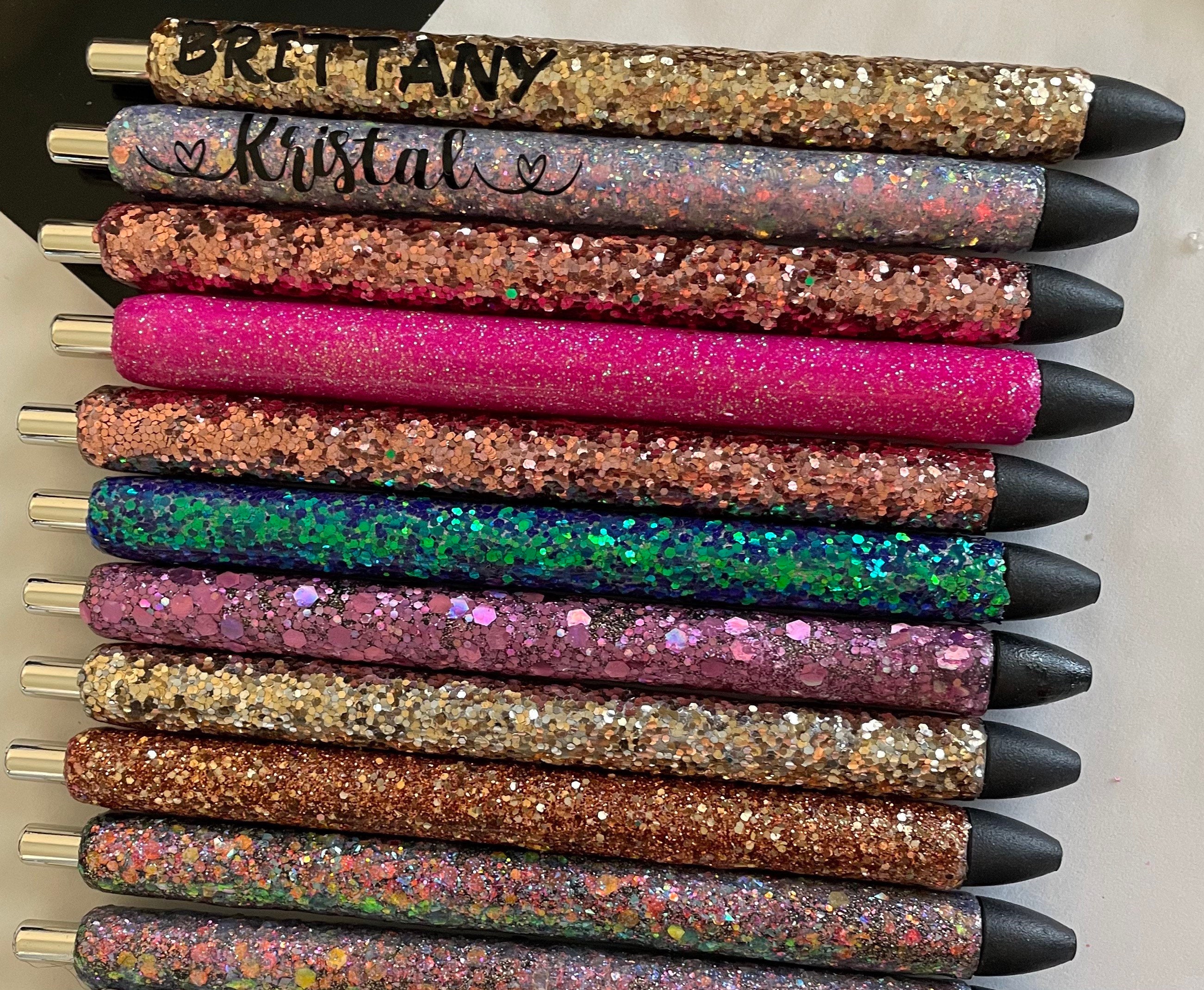 Glitter pens Etsy