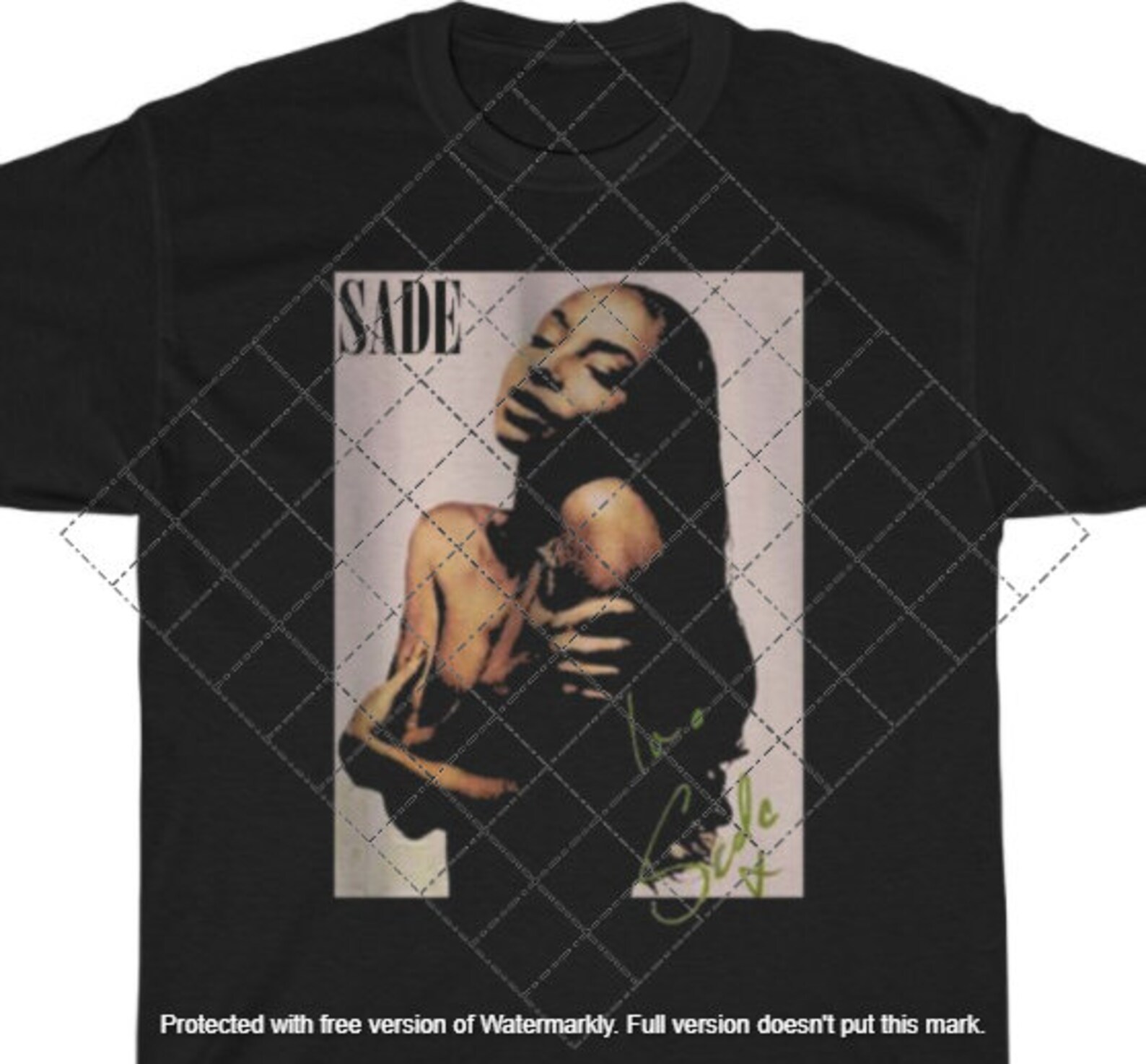 sade with gun t shirt