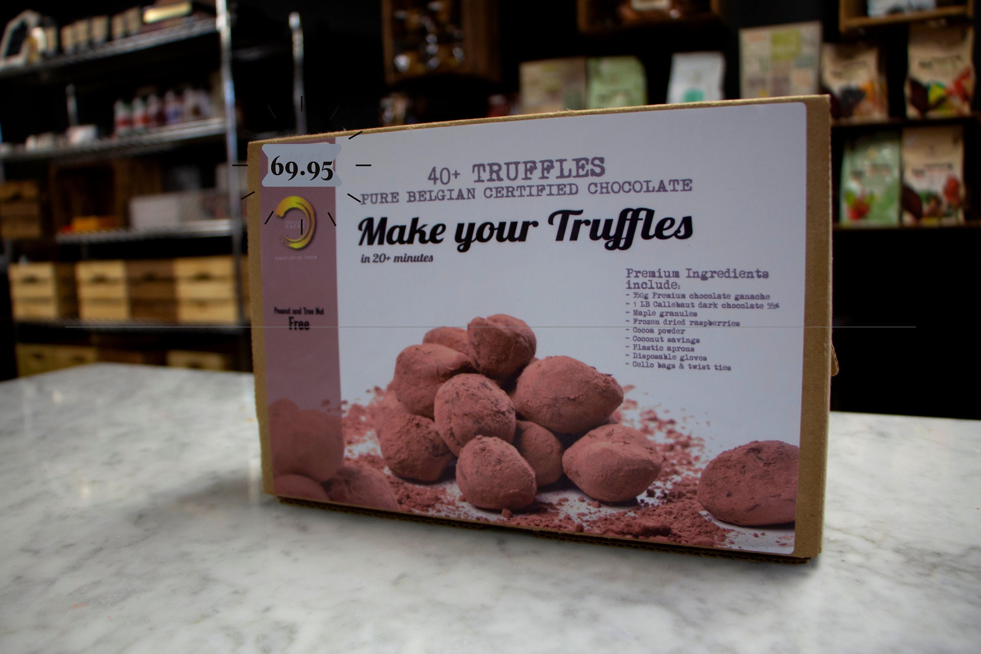 Chocolate Truffle Making Kit (Gift Idea, DIY Activity, Easy Intro to the  Art of Chocolate Making). Fun for All Ages! Includes Recipes and  Ingredients