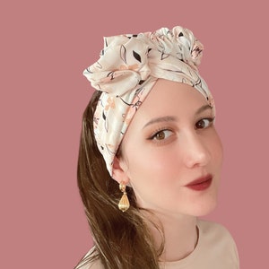Multi Way Wired Headband, Knot Turban Headband For Women, Wire Hair Scarf, Ruffle Headband, Retro Vintage Turban