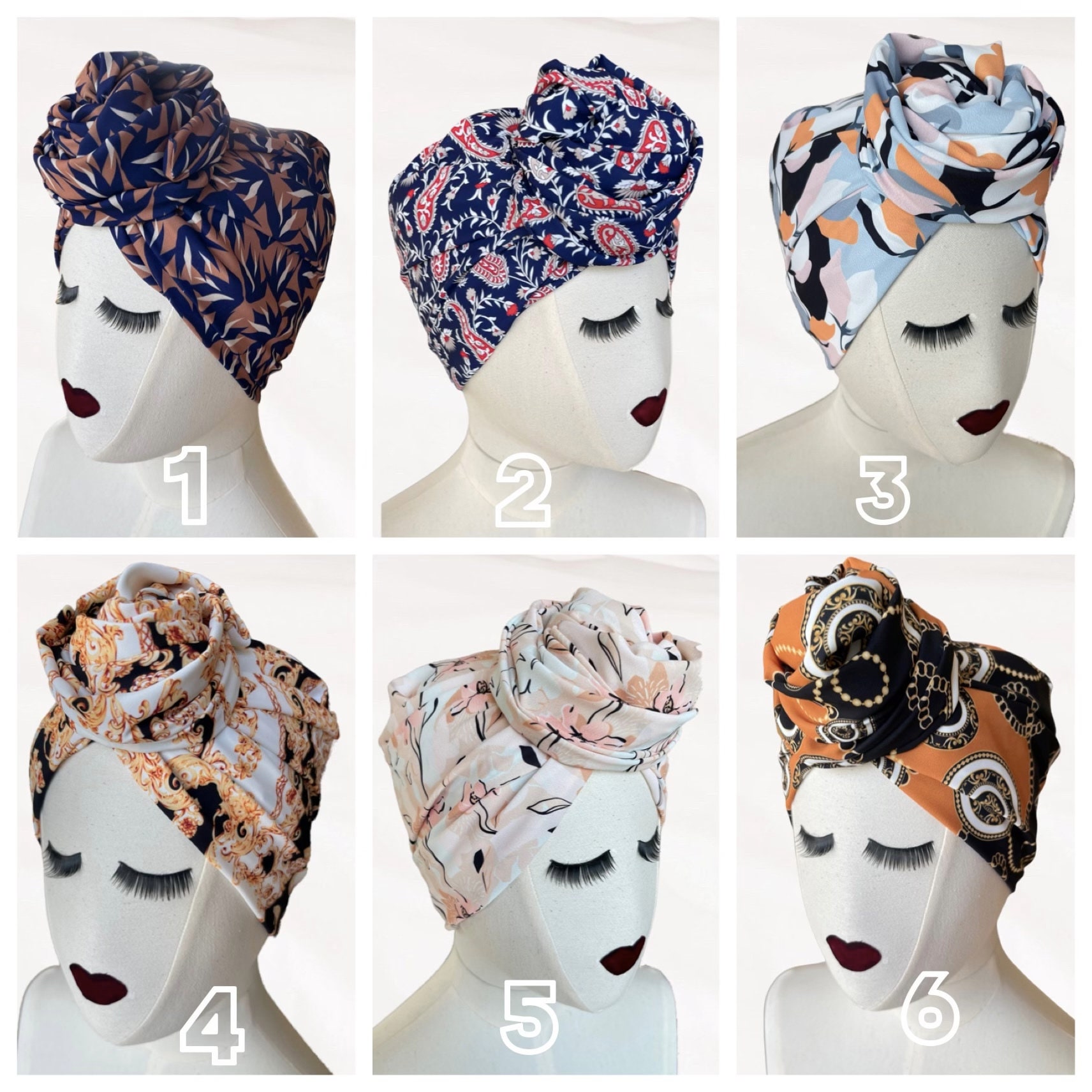 Long Head Wraps for Women Polyester Stretch Turban Hijab Scarves 71x32in Amazon.com: 4 Packs Stretch Jersey Turban Head Wrap Scarf  main image 2