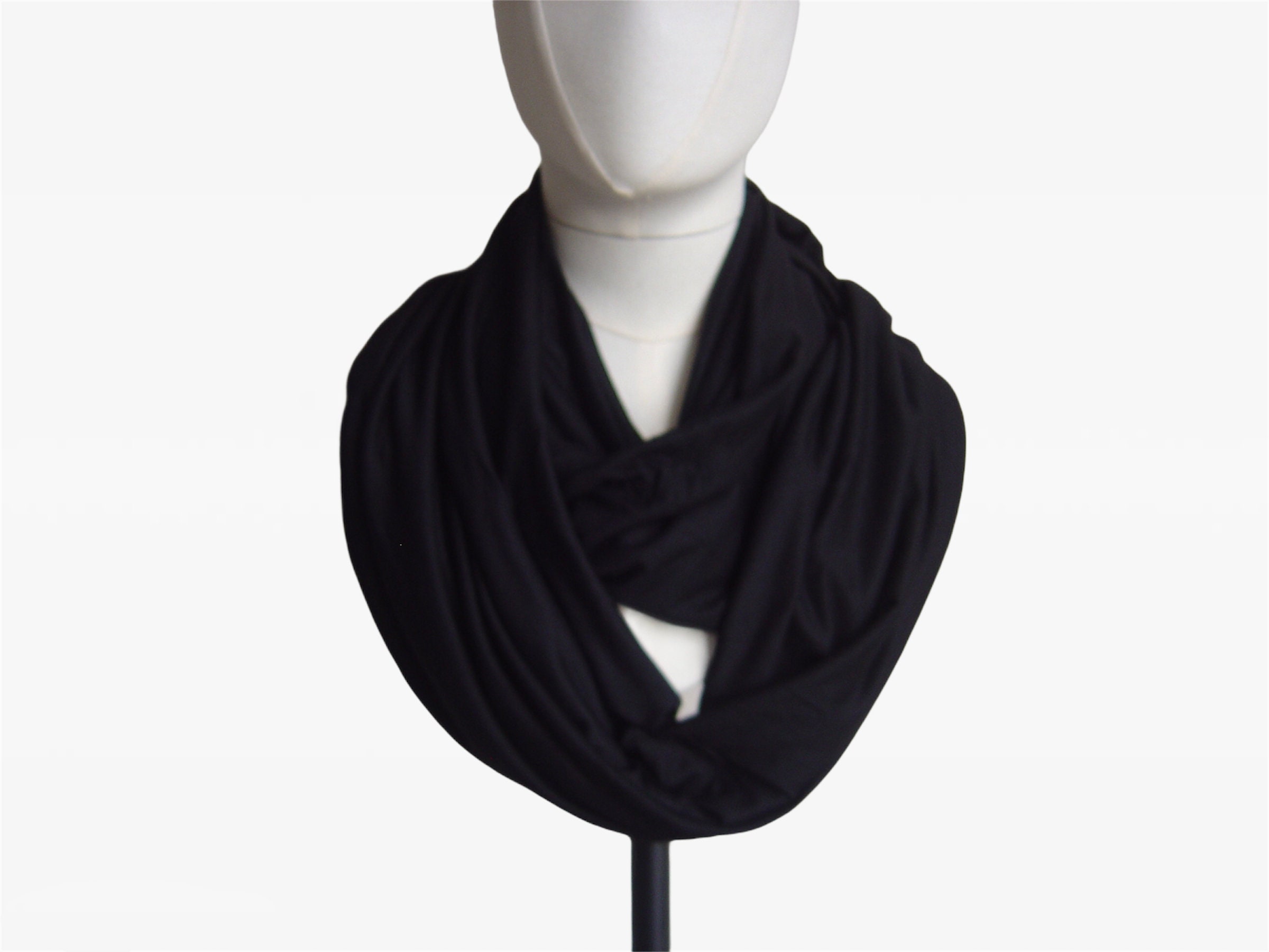 Thin black infinity scarf new arrivals
