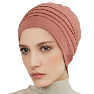 Soft Chemo Cap Headwear for Women | Simple Snood Hat For Chemo | Cancer Head Covering and Hats