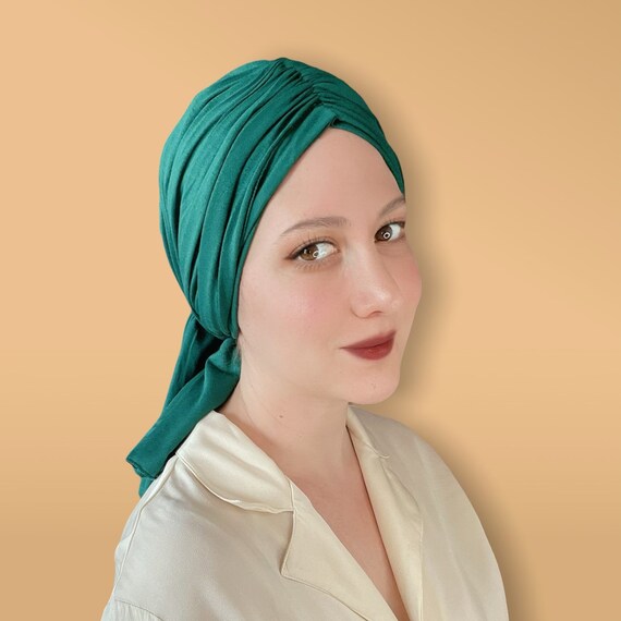 Turban / Casquette Chimio Pour Femme - Tissu Bambou, Taille Unique élastique, Protection Solaire, Confortable
