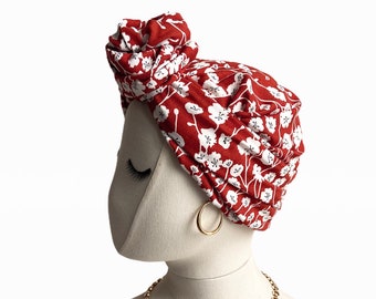 Headwrap de alambre floral para mujer, envoltura de cabeza estilo Boho, diadema con cable, bufanda retro para la cabeza, diadema africana, ajustable, diadema de alambre moldeable