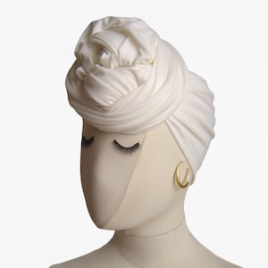 Solid White Headwraps For Black Women, Extra Long Full Cover Headscarf, Lightweight Soft Hair Shawl Cotton Headwrap, Multi Style Hijab