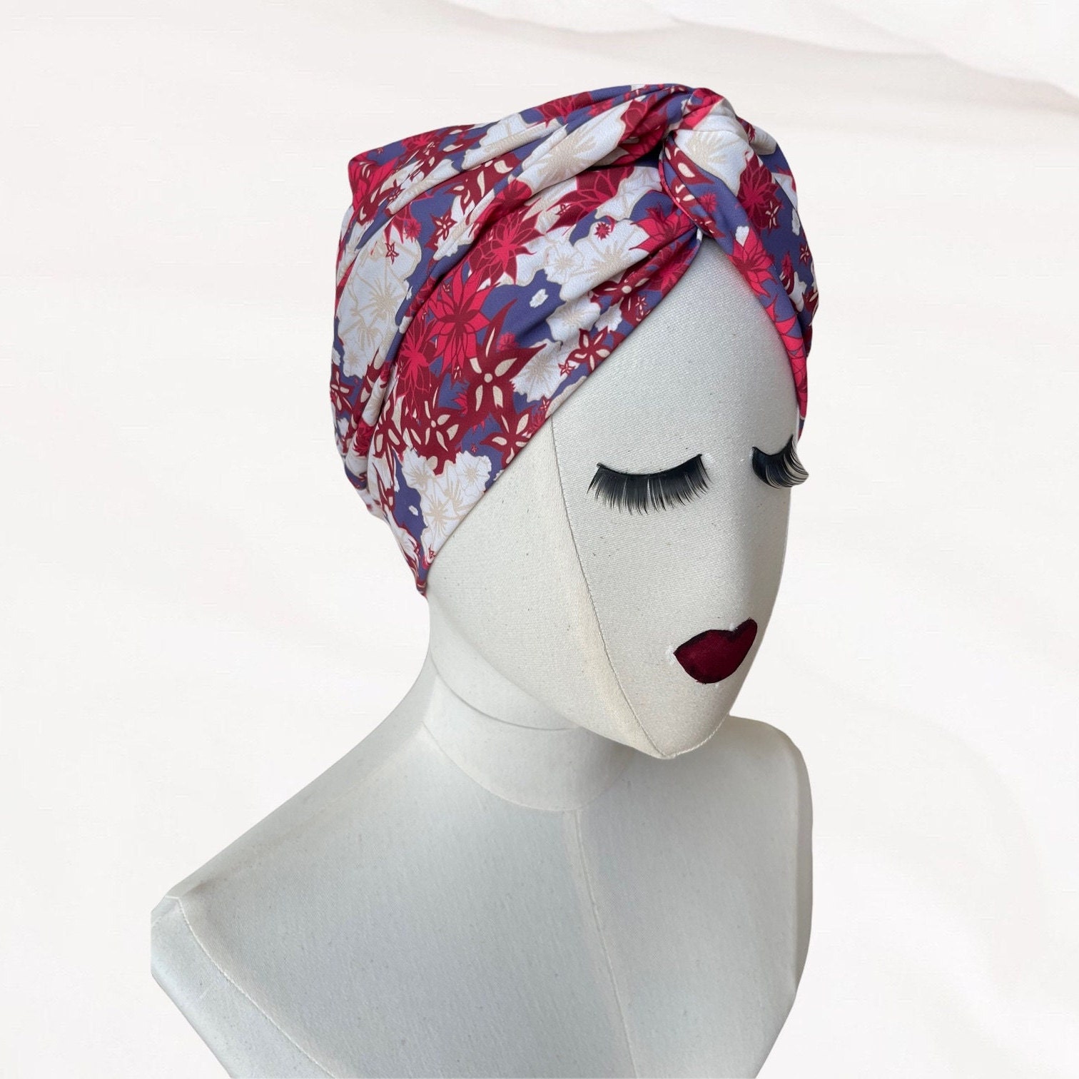 Beauty Town Head Wrap Scarf Neckerchief Crinkle Stretch
