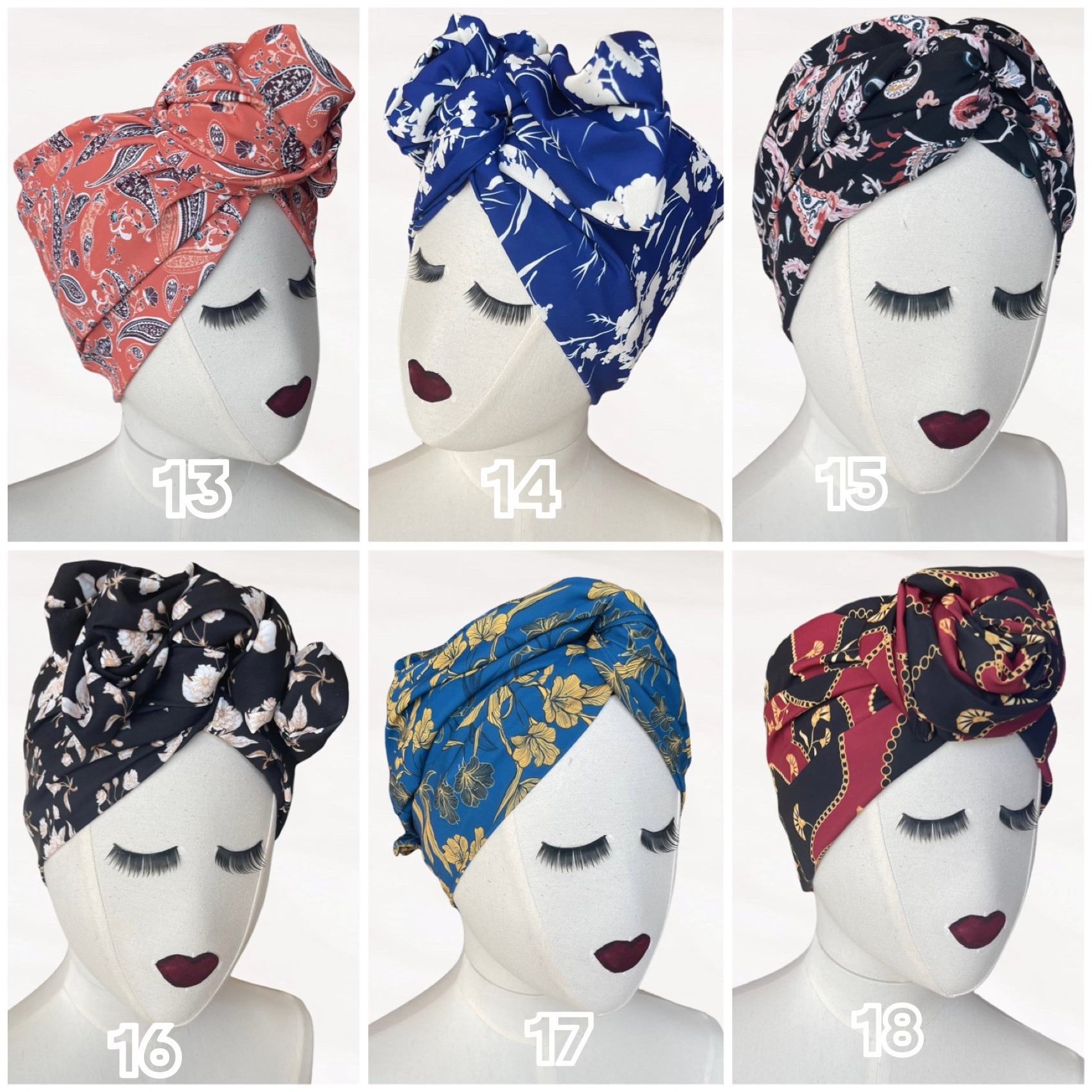 Beauty Town Head Wrap Scarf Neckerchief Crinkle Stretch