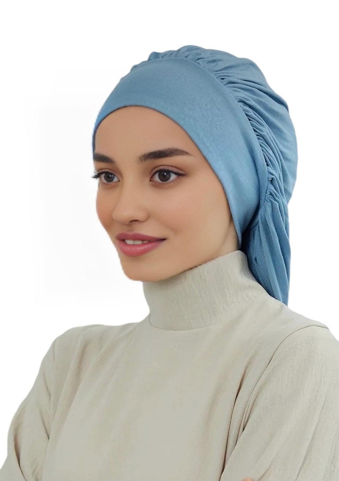 100% Cotton Slouchy Snood Hat for Women | Slouch Hat  display picture 2