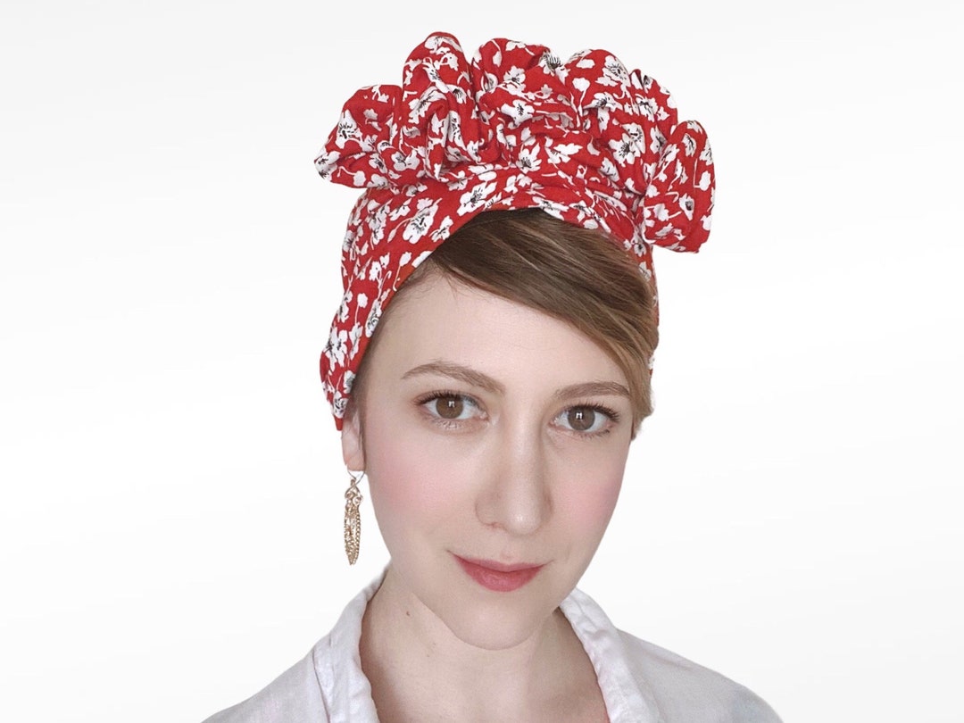 Wired Headwrap for Women, Floral Headwrap, Boho Head Wrap, Headwraps