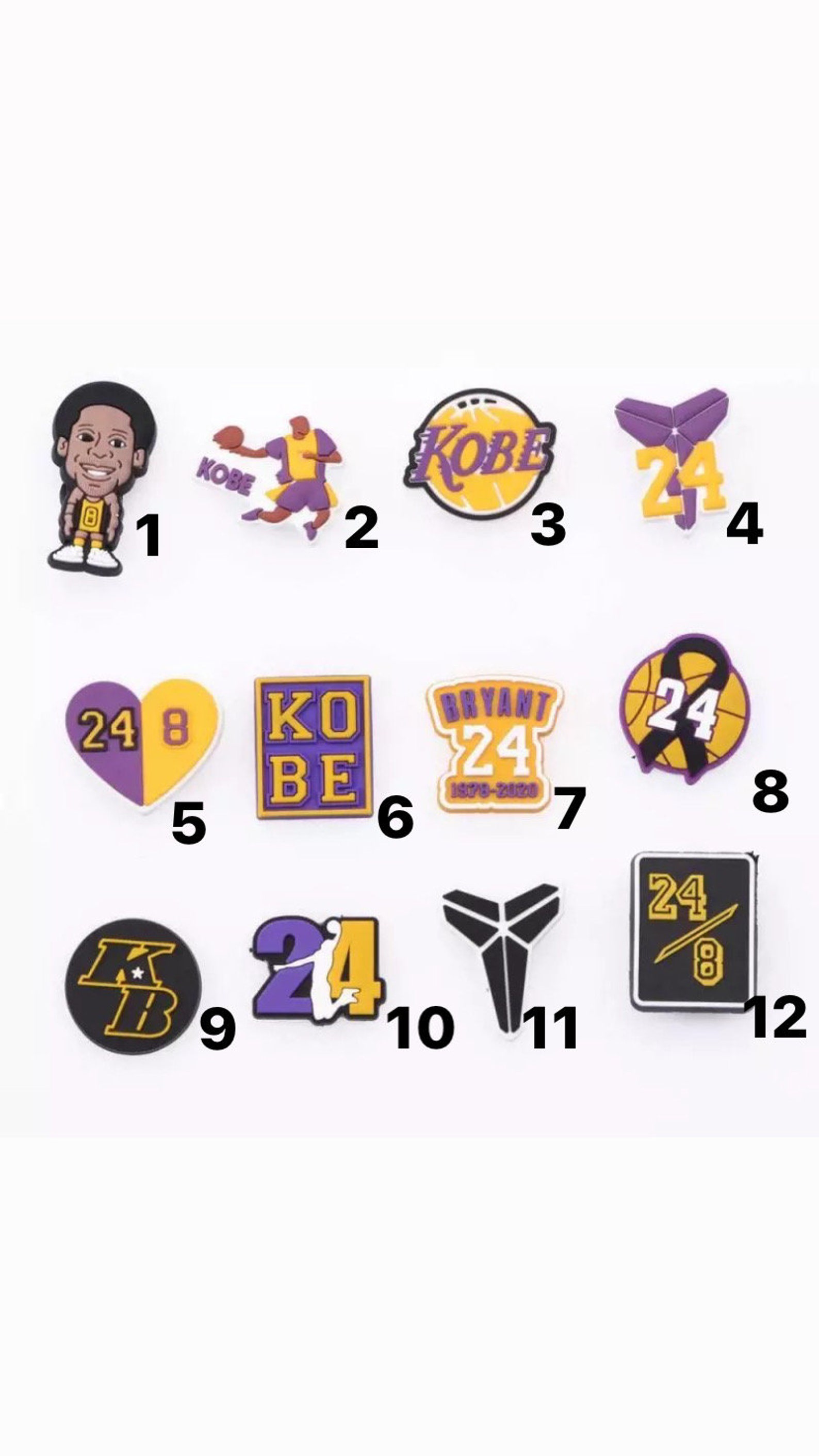 croc charms kobe
